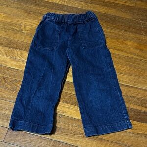 Crewcuts Dark Blue Wide Leg Jeans, Sz 7